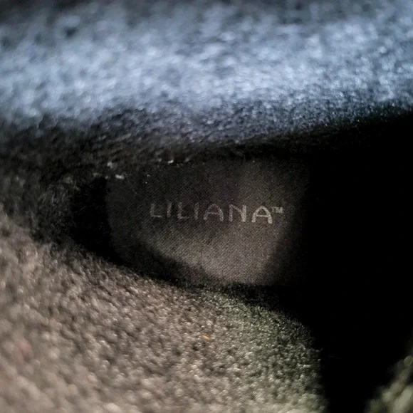 Liliana Combat Boots Womens Size 10 Black Green Lace Up Chunky Platform Grunge - Picture 11 of 16